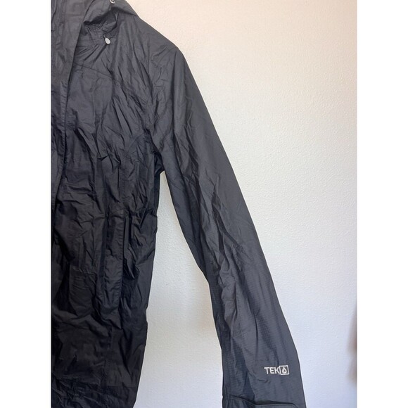 L.L.Bean Women's Trail Model Rain Coat Black Size Small Gorpcore Windbreaker - Picture 3 of 9